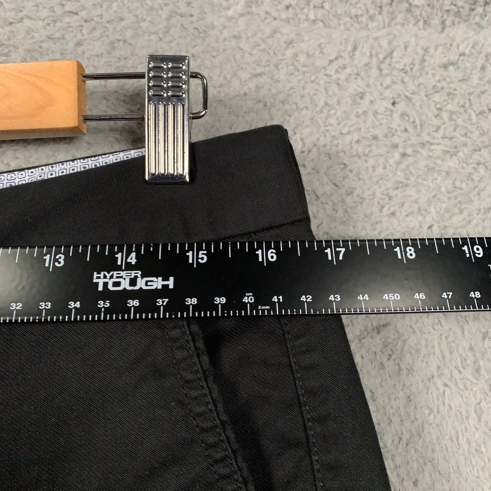 Perk Feel Good Chino Pants Mens 32x32 Black Slim Fit Stretch Cotton Work Casual - Picture 8 of 10